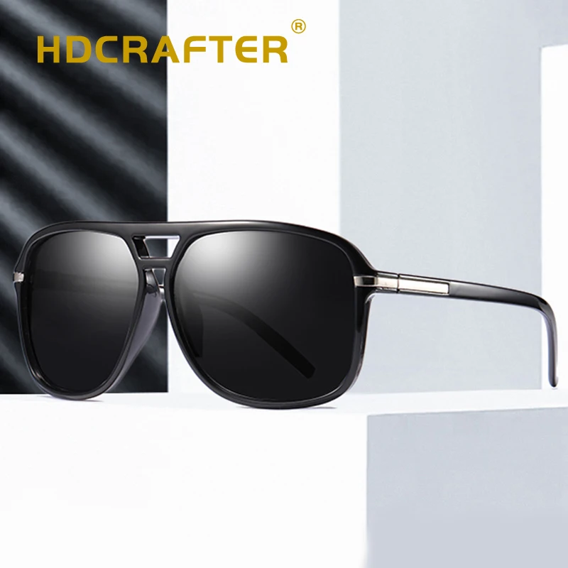 Поляризационные солнцезащитные очки мужские Модные брендовые дизайнерские для