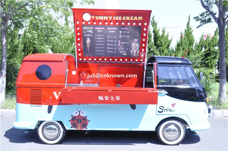 2019 индивидуальный стиль электрические мобильные пищевые автофургоны Трейлер с