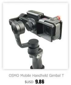 Осмо мобильный Gimbal отложным воротником Gopro3 3+ 4 адаптер переключатель Монтажная пластина Камера Защита от солнца Тенты для GoPro Hero Камера DJI осмо Zhiyun Z1-Smooth