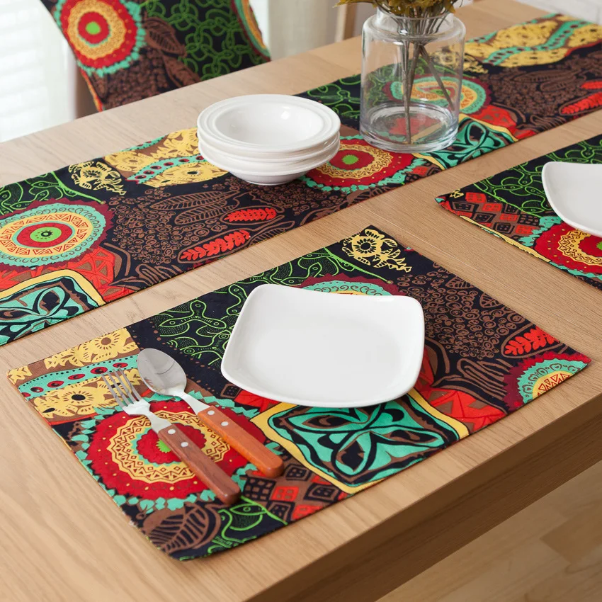 Скатерть из хлопка и льна в стиле Юго Восточной Азии скатерть китайском