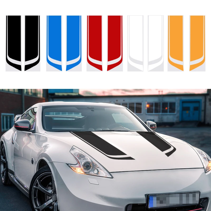 

Универсальные стикеры на капот автомобиля, 130 см х 24 см, защита от царапин, чехол для двигателя, Стайлинг, Светоотражающая наклейка, полоса, у...