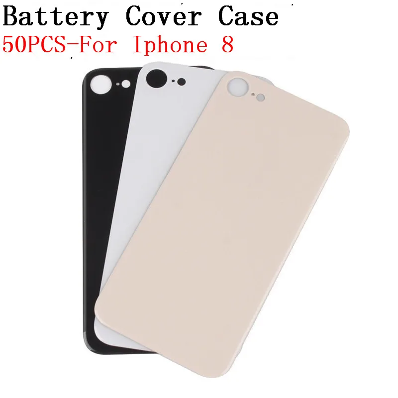 RTBESTOYZ 50 шт./лот для Iphone8 задняя крышка чехол Замена iphone 8 Задняя стеклянная батарея