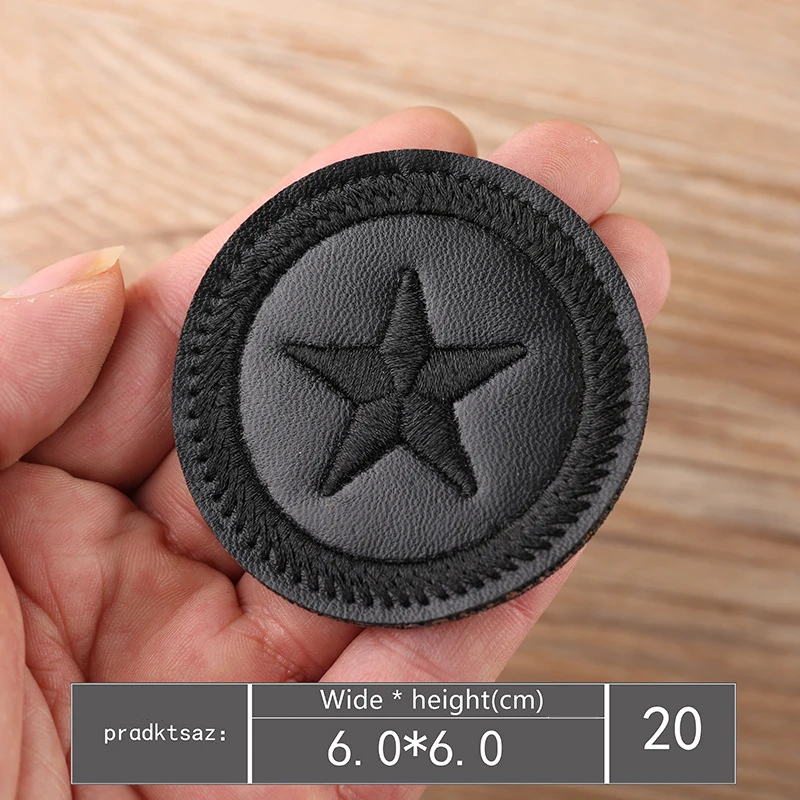 1 шт. приклеиваемая утюгом нашивка сделай сам вышитая черные маленькие наклейки