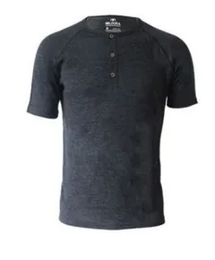 Мужская футболка из 100% мериносовой шерсти базовый слой с коротким рукавом