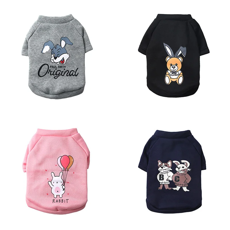 Cute Cartoon Cat Coat Jacket Warm Soft Cotton Pet Clothes for Small Cats Kitty Kitten Sweater Dogs Puppy Costumes Clothing |