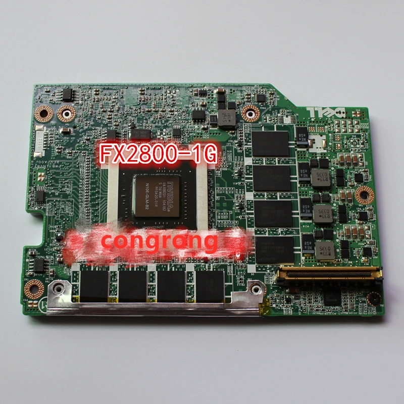 Видеокарта FX 2800M N10E GLM B2 DDR3 1GB MXM 3 0 258MT для ноутбука Dell Precision M6400 M6500|Промышленные