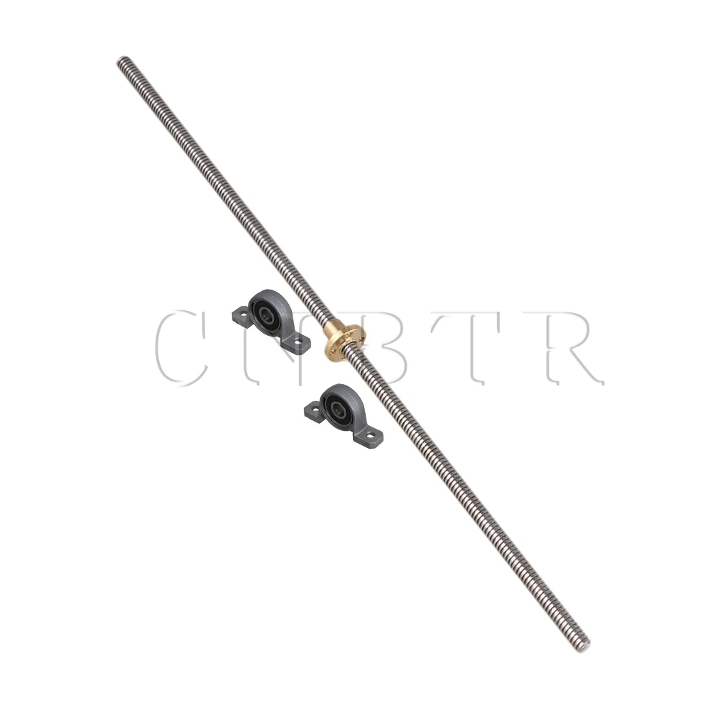 CNBTR горизонтальные 2 мм привести 400 Длина Привести Стержень Винтовой подшипник