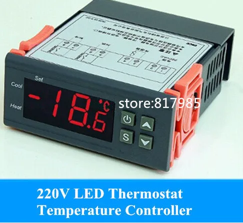 Free ship temperature control system switchable refrigeration and heating controller tools LED electronic thermostat | Инструменты