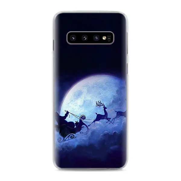 11 Веселый Рождественский Снеговик телефон чехол s для samsung Galaxy S10e S10 S8 S9 плюс M10 M20 M30 A50 S6 S7 края Жесткий Чехол Крышка - Цвет: 11