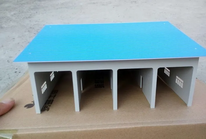 Модель ho scale train garage 1/87 изысканный архитектурный материал для модели бесплатная
