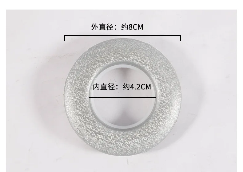 20/40/80 шт./лот высокое качество украшение дома Шторы аксессуары пятнадцать Цвета Пластик кольца проушины для люверсы для штор Топ