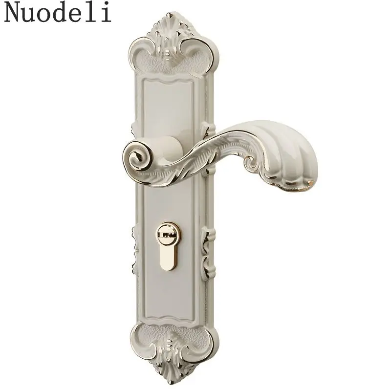 Nuodeli закрытый дверной замок в европейском стиле для спальни|lock|lock door |