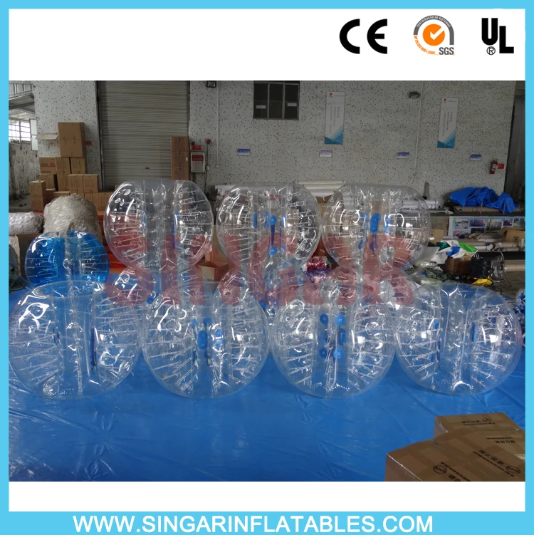 Free shipping 1.0mm PVC 1.5m diameter bubble bump kick ball battle for adults | Игрушки и хобби