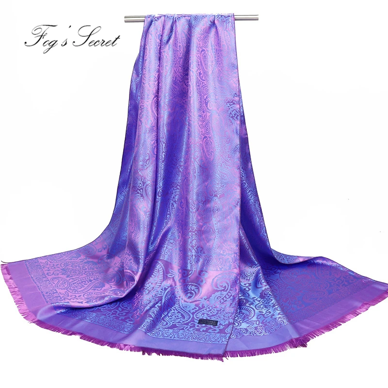 Для женщин шаль Атлас пашмины шарф хиджаб Богемия пончо и накидки 3d с жаккардовым