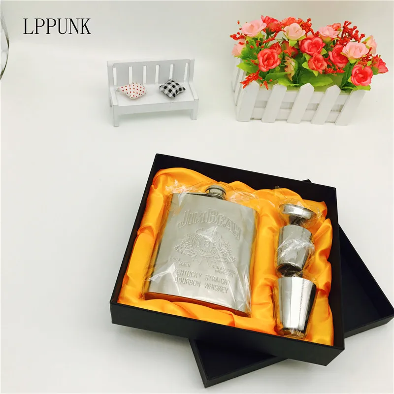 Хит, Bpa free, 7 унций, виски, отпечаток, виски, водка, кувшин, cccp, 304, нержавеющая сталь, спирт, ликер, Джек, бедра, фляжка, подарочный набор