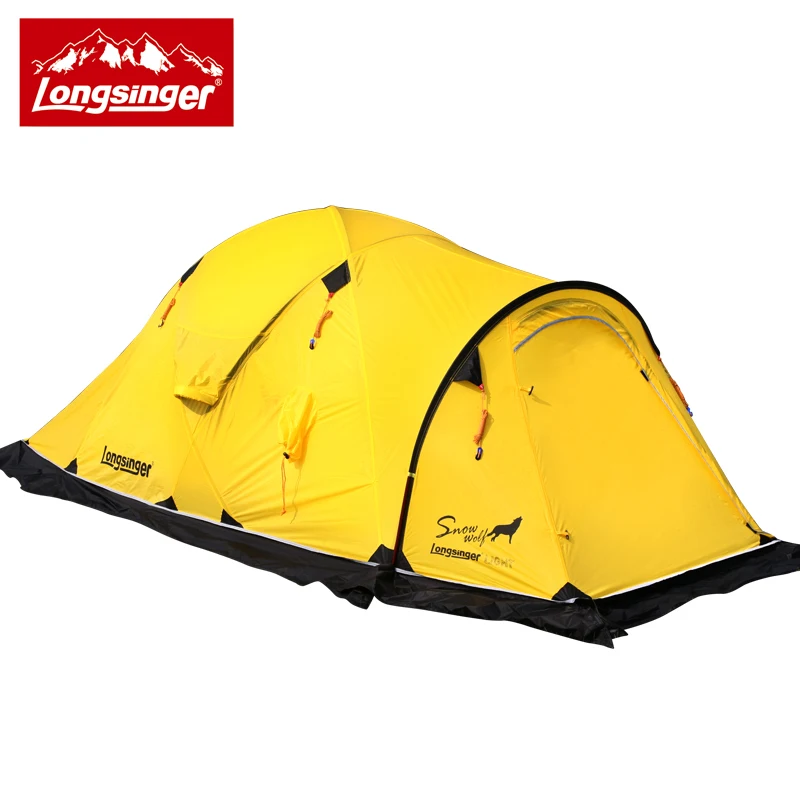 Longsinger/Silicon ultra-light double layer outdoor camping hiking tent winter tent