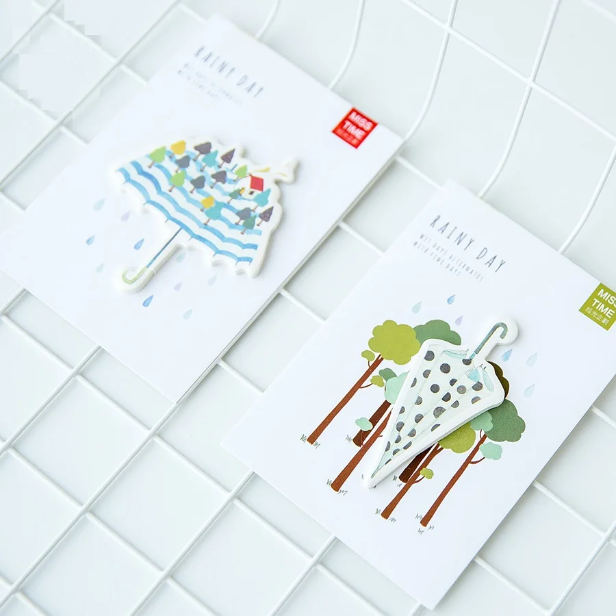 4 шт./лот блокнот для дождливого дня декоративная записная книжка канцелярские