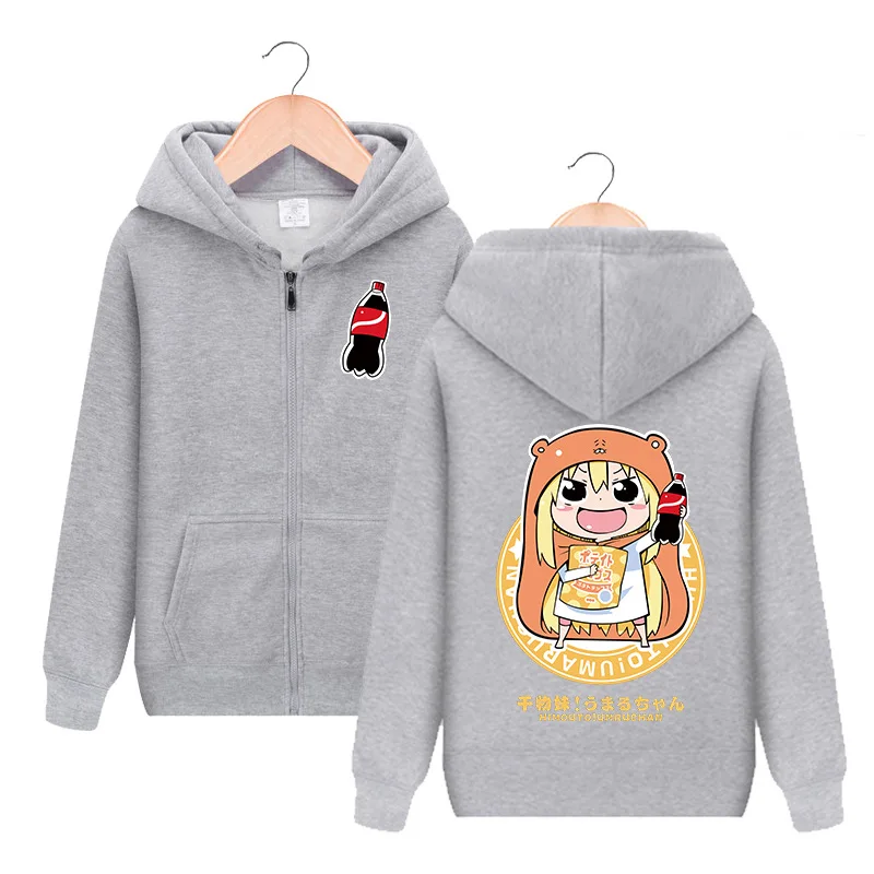 Аниме Himouto! Umaru-chan мультипликационный персонаж дома Умару Милый принт с капюшоном для косплейный костюм с капюшоном для мужчин и женщин куртка Повседневная Толстовка уличная