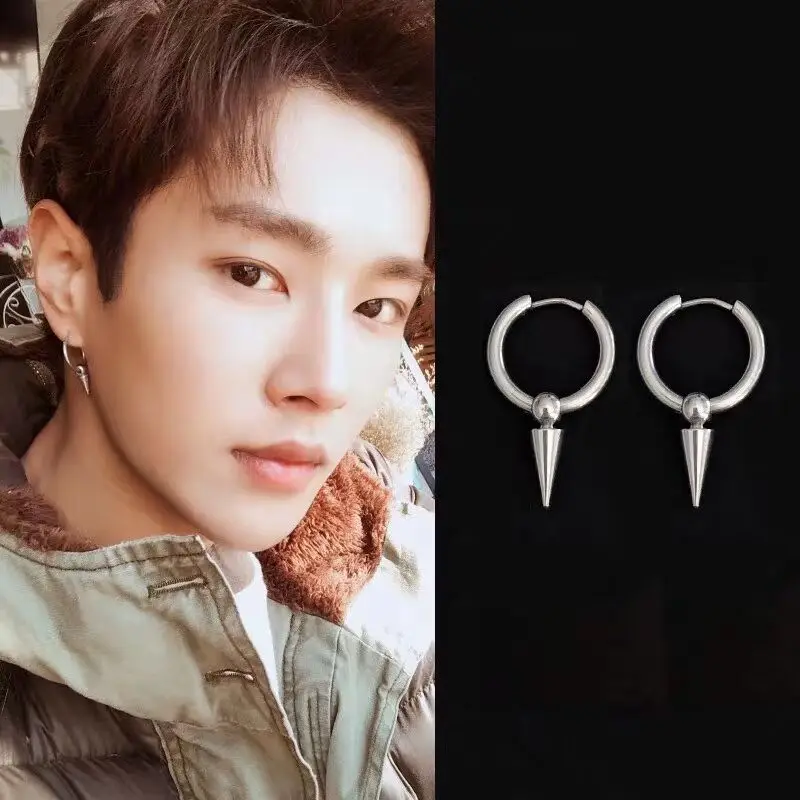 1 шт. панк из нержавеющей стали пуля кулон серьги кольца для женщин мужчин