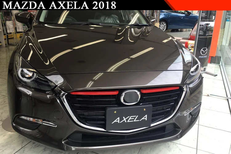 Для Mazda 3 Axela BM передняя решетка радиатора Решетка Гриль Крышка отделка вставка литье Garnish Guard стайлинга автомобилей