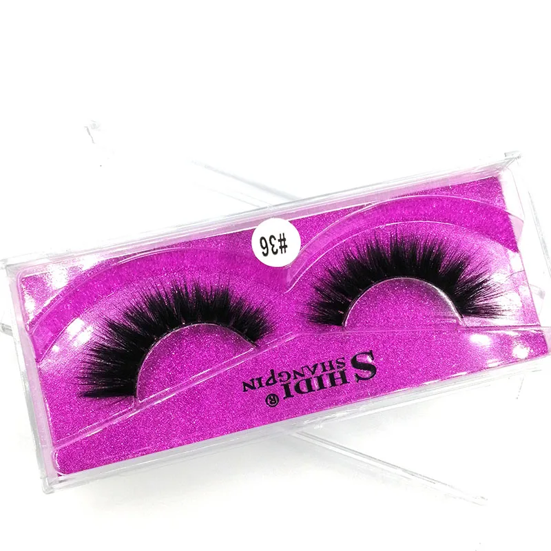 

1 Pair Mink Eyelashes Natural Crisscross Lashes 3D False Eyelash Eye Makeup Tools