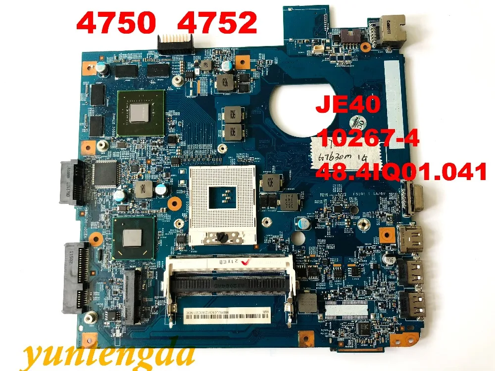Оригинальная материнская плата для ACER 4750 4752 HM65 DDR3 JE40 10267 4 48 4iq01. 041 протестированы