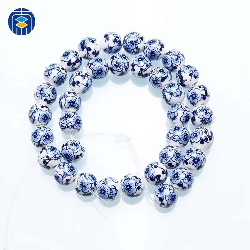 PB-R-021 JuleeCrystal круглые 10 мм винтажные китайские керамические, фарфоровые шарики бусины для ожерелья браслеты Изготовление ювелирных изделий - Цвет: PB-R-021
