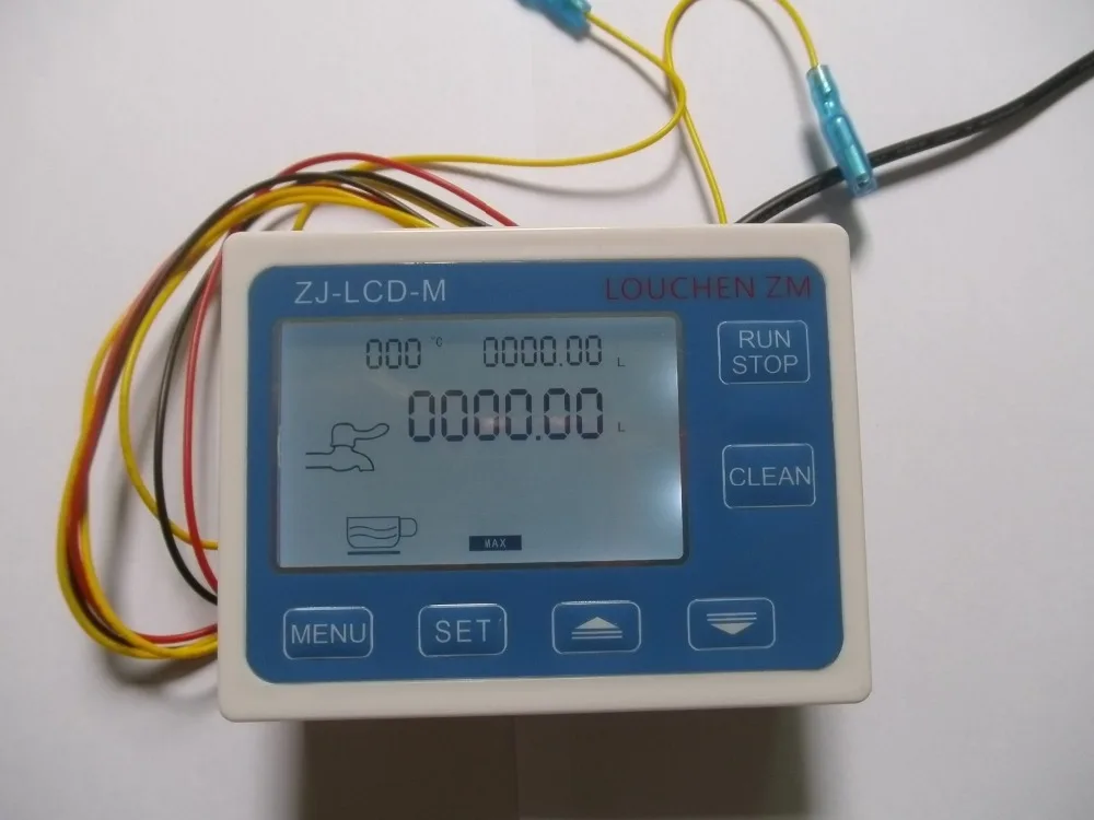 

LCD Water Liquid Flow Sensor Digital Display Flowmeter Quantitative Controller