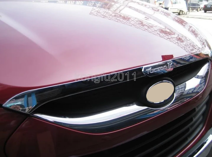 Передняя решетка для Hyundai IX35 Tucson 2010 2011 2012 2013 2014 ABS Chrome обшивка 1 шт. | Автомобили и