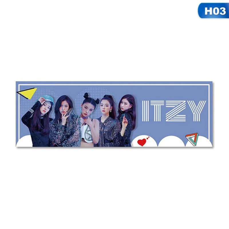 1 шт. Kpop дважды ITZY BLACKPINK TXT Got7 концертная поддержка ручной баннер ткань повесить плакат для поклонников коллекция подарок