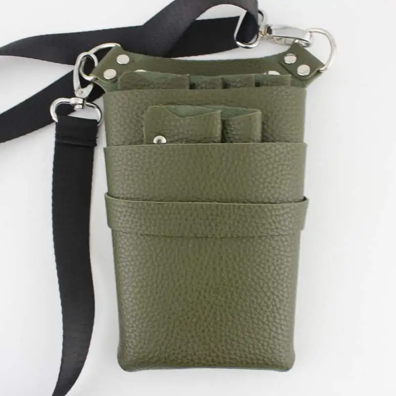 Модная Профессиональная парикмахерская сумка из ПУ кожи для стрижки волос