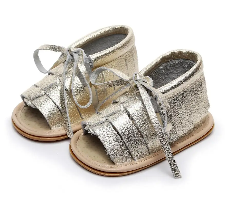 

New summer genuine leather baby shoes high quality infantil toddler moccasins lace up fringe baby shoes nonslip for 0-24M