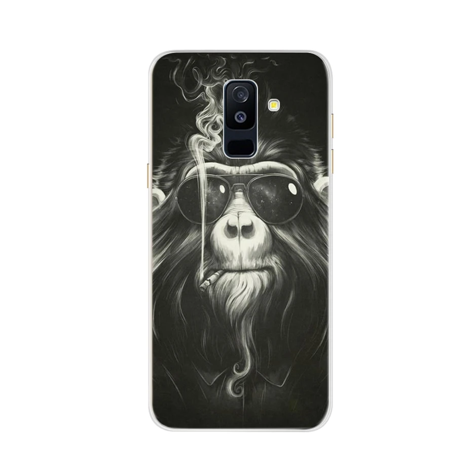 Коричневый Чехол для телефона samsung Galaxy A6 Plus A605 A605F полная защита чехол для телефона s для samsung A 6 A6 Plus задняя крышка бампер - Цвет: Коричневый