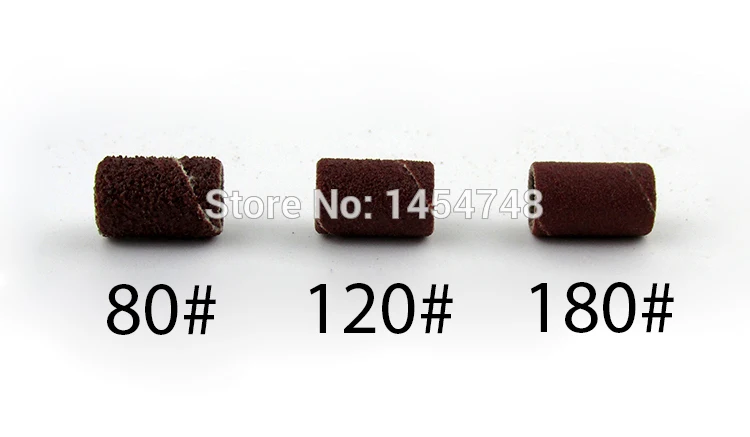 50 шт. 80 ''/120''/18" Шлифовальная Пилка Для Ногтей полосы файл для УФ-гель, акриловый удалитель лака для электрическая машинка для обработки ногтей сверла для ногтей