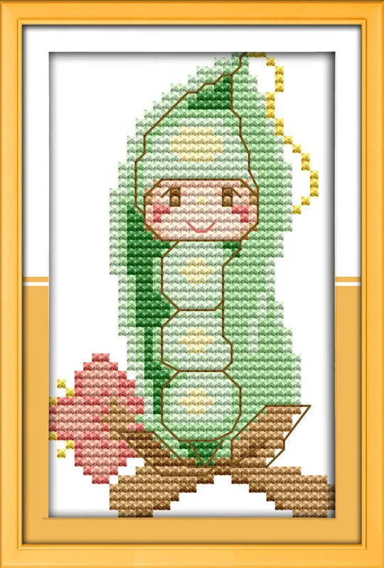Набор для вышивки горох 14ct 11ct|handmade needlework|embroidery diycross stitch kits |
