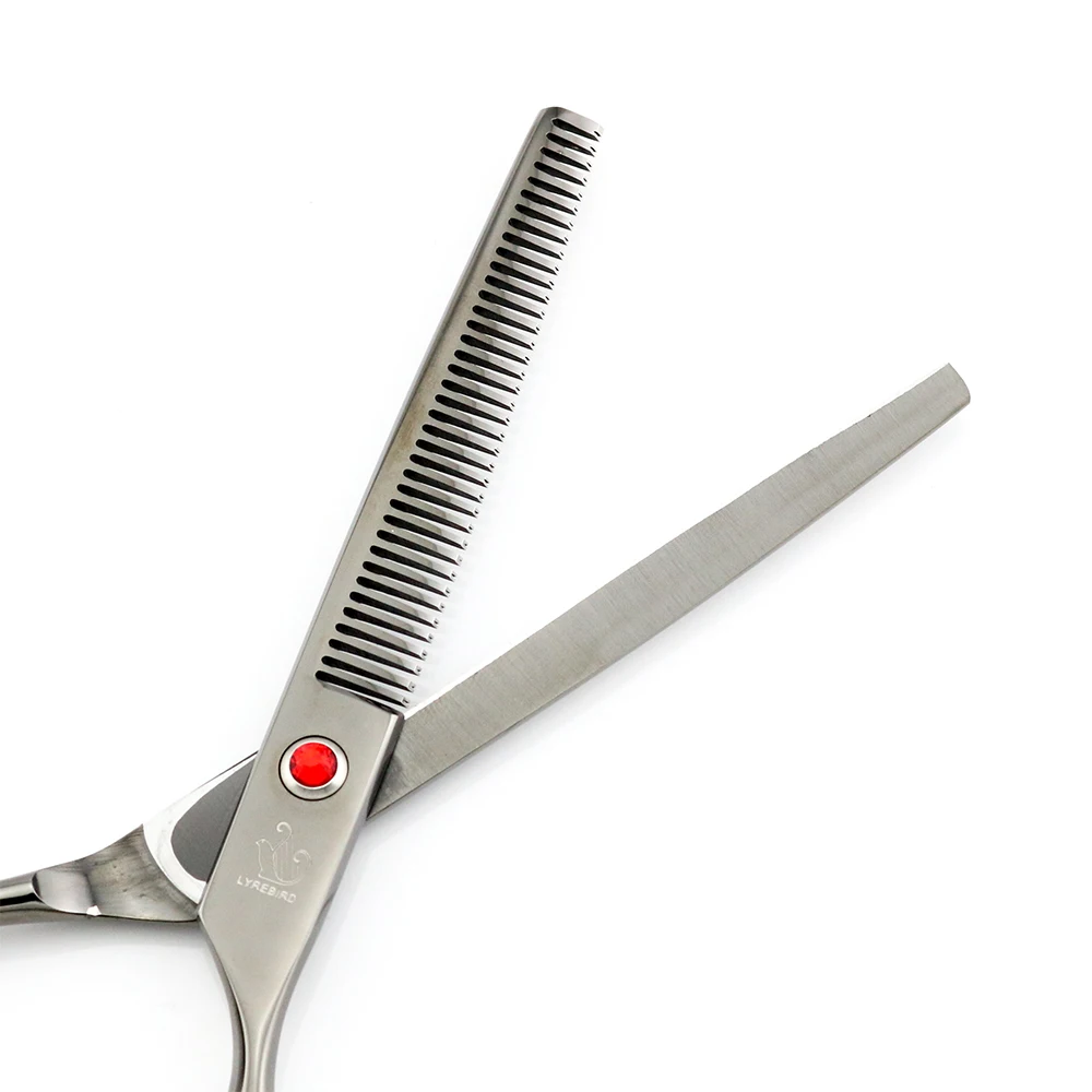 Ножницы для груминга домашних животных 7 дюймов резка 6 5 дюйма истончение LYREBIRD