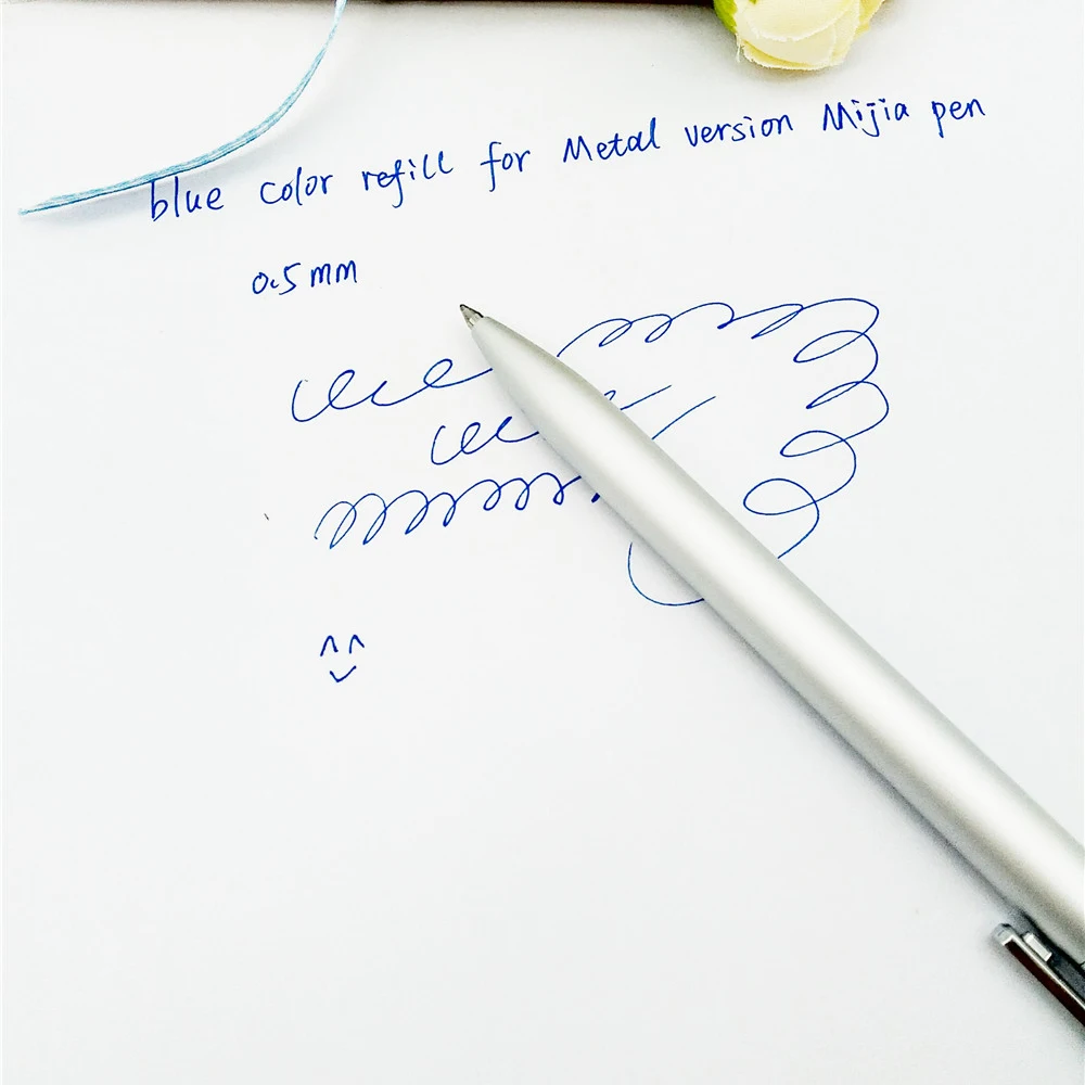 Сменные чернила 0 5 мм для Xiaomi Mijia Pen металлическая Версия сменные только ручки