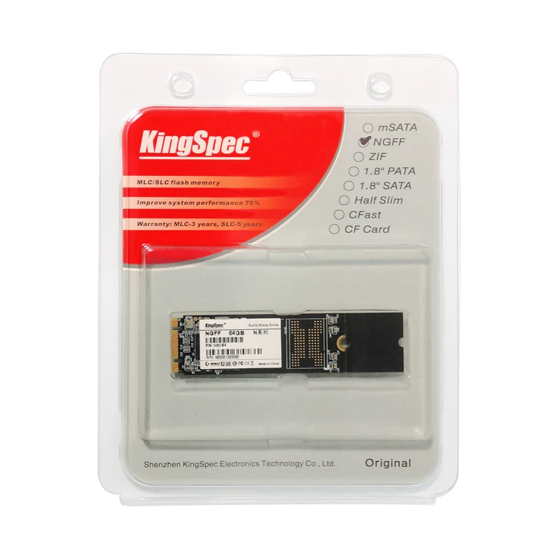 2280 m2 SSD Kingspec NGFF M.2 64 ГБ 128 256 512 Внутренний твердотельный жесткий диск модуль для