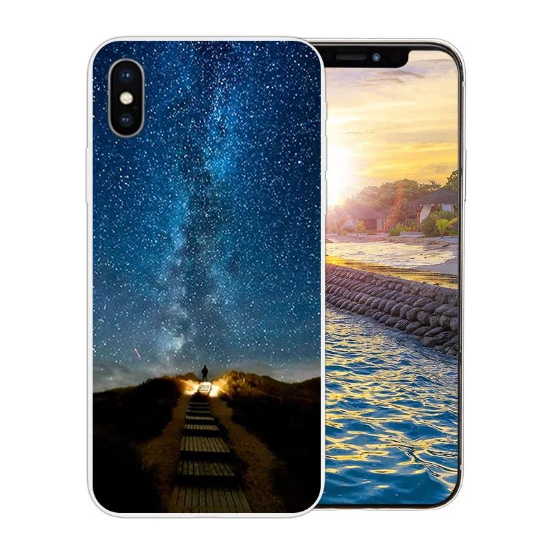 Для iPhone X 10 прозрачный мягкий силиконовый чехол для телефона Apple 6 6s 7 8 Plus Матовый
