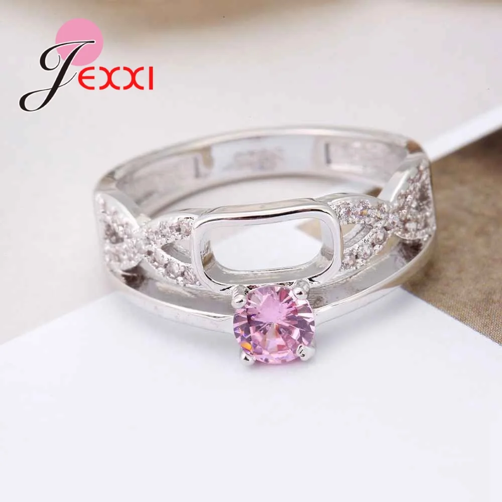 Preety Geomantic Hollow Shape Cross Style Craving Rings For Women 925 Silver Accessories Free Shipping Low Price Wholesale | Украшения и