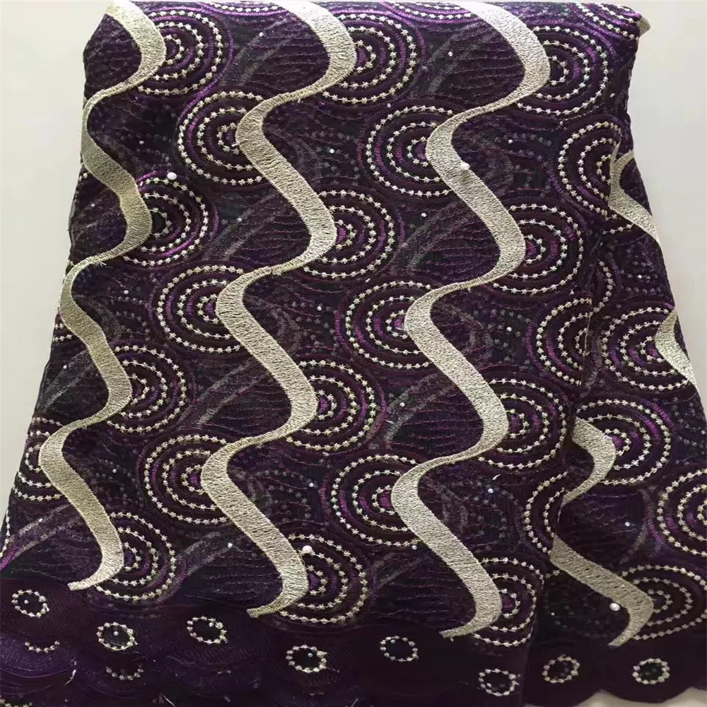 2018 последние французские нигерийские кружевные ткани высокого качества Тюль