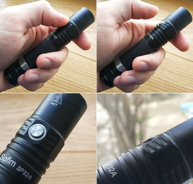 Sofirn SP32A мощный светодиодный фонарик 18650 Cree XPL2 1550 лм, высокая мощность, 2 группы, EDC фонарик, медная лампа DTP MCPCB