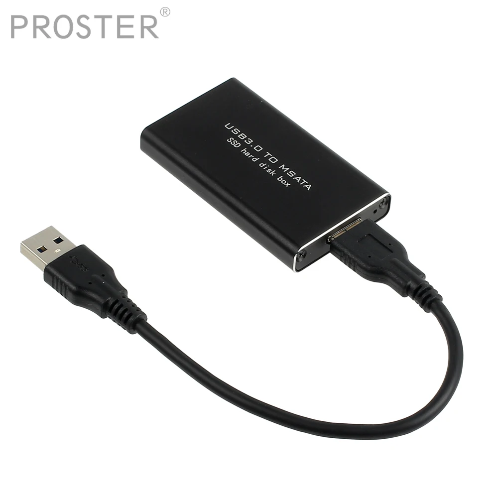 Портативный MSATA к USB 3 0 Корпус для жесткого диска SSD адаптер кабель чехол