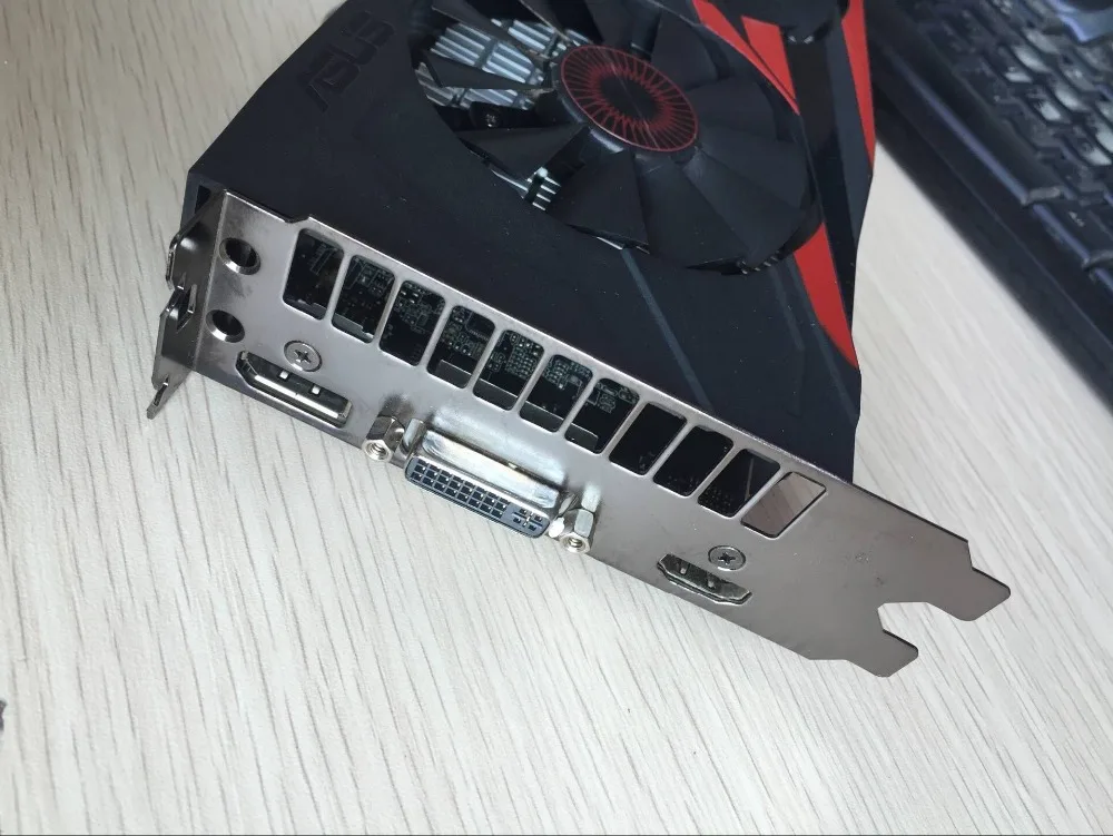 Б/у оригинальная Видеокарта ASUS PC, оригинальная Видеокарта GTX 950, 2 Гб, 128 бит, GDDR5, видеокарты для nVIDIA, VGA, карты Geforce GTX950, Hdmi, Dvi