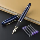Jinhao 450 металлическая авторучка, школьный офисный Канцелярский набор, ручка, заправка, роскошный 0,5 перо, человек, пишущие чернила, Подарочная коробка с ручками