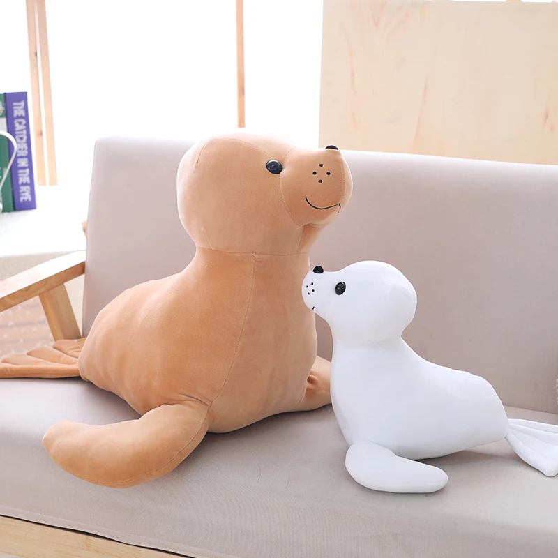 

35/60cm Lovely Soft Seals Marine Animal Plush Stuffed Pillow Holiday Gift