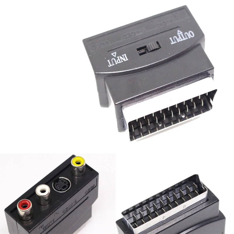 21 pin SCART евро вилка цветная линия головка для AV пояса монтажная плата адаптер