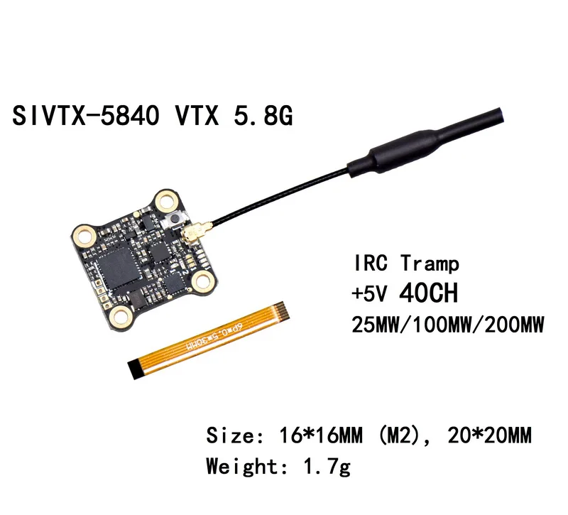 F4 Flytower SIF4 управление полетом w/ BEC 2A ESC BS-13A 13A 2-4S 4 в 1 + SIVTX-5840 25/100/200 мВт Передатчик OSD