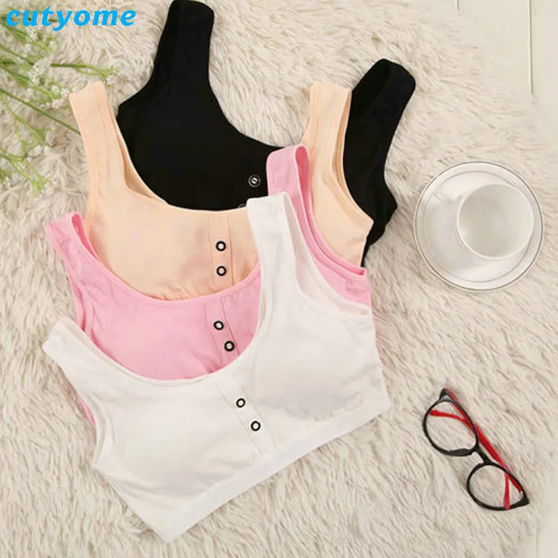 10 шт./лот Обувь для девочек Бюстгальтеры женщин дети хлопок подростков