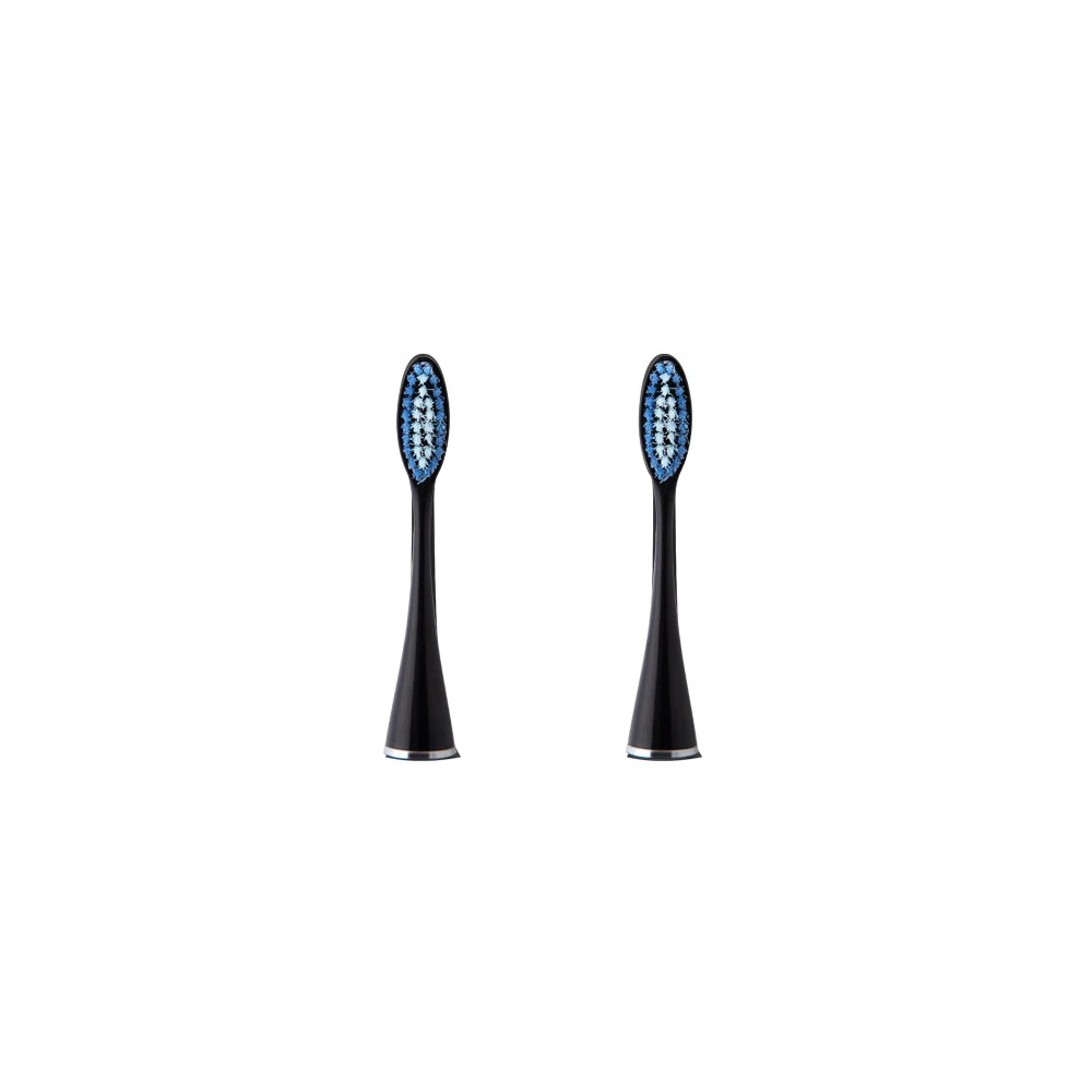HERE-MEGA DuPont Мягкая головка зубной щетки для 606 - Цвет: 606 2heads blackblue